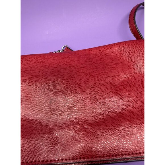 Guess Red Handbag Crossbody 10" Purse - Picture 4 of 9